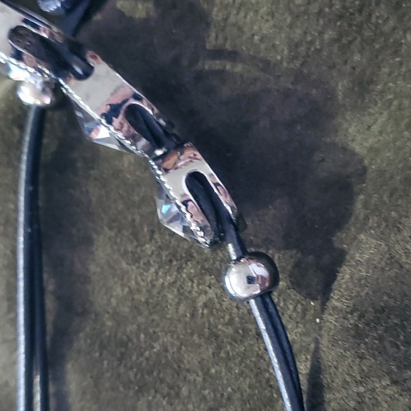 CHUNKY BLACK ROPE NECKLACE - Picture 9 of 10